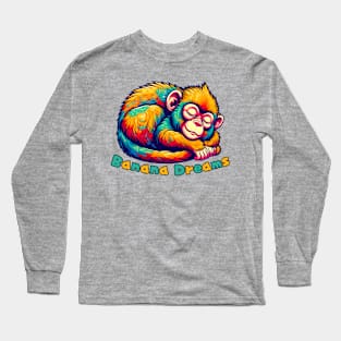 Tired monkey Long Sleeve T-Shirt